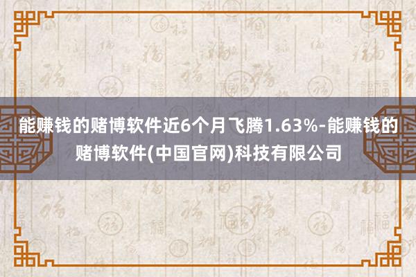 能赚钱的赌博软件近6个月飞腾1.63%-能赚钱的赌博软件(中国官网)科技有限公司